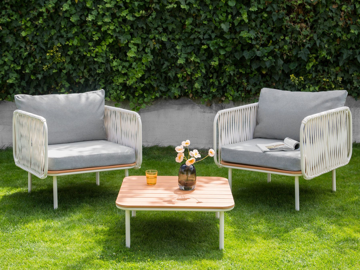 garden sofa 2 seater susua rattan natural
