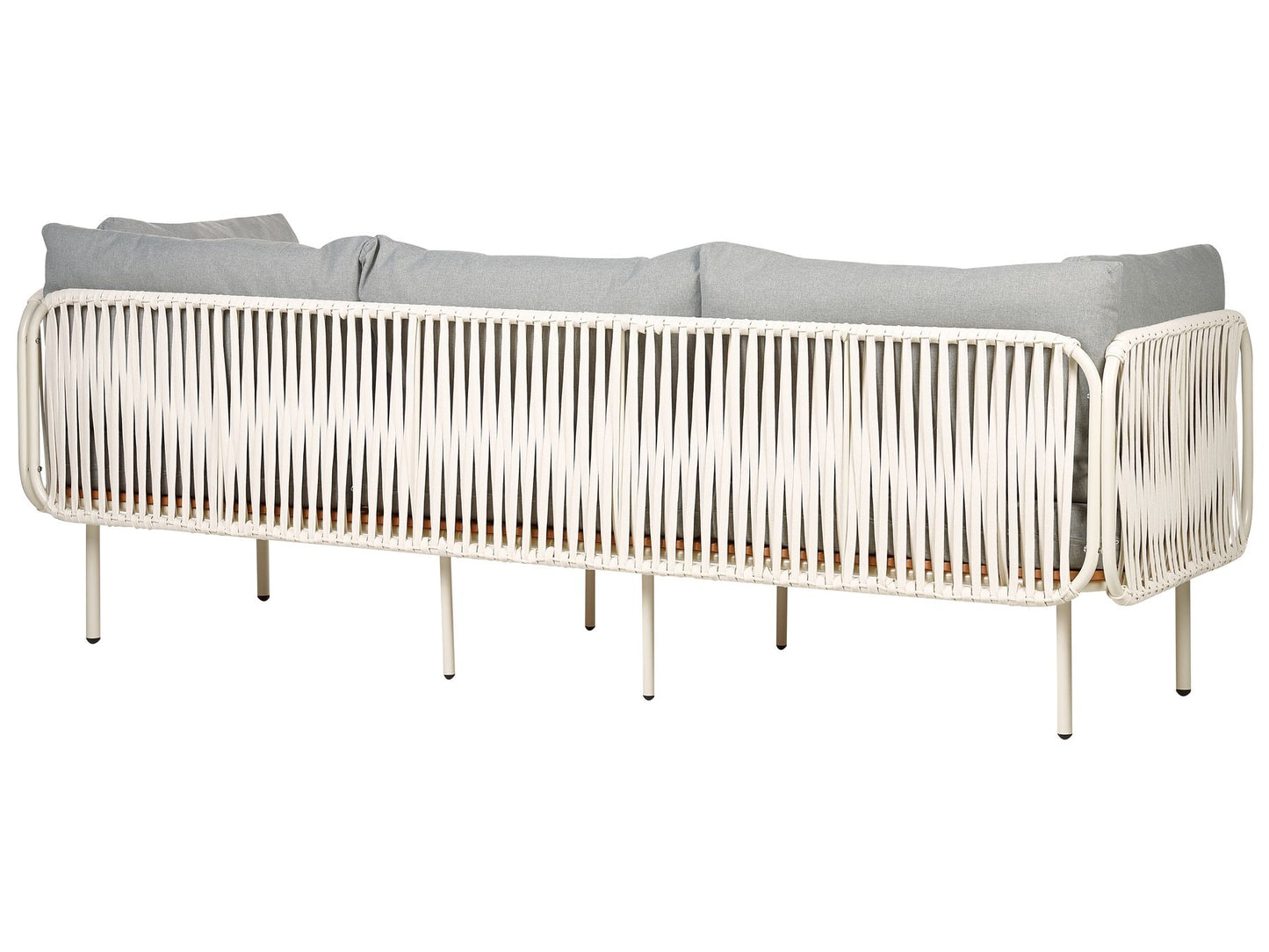 Garden Sofa Set 5 Seater SENISE Metal Grey