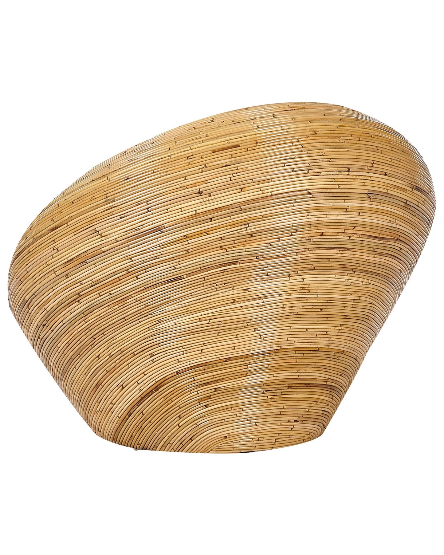 Set of 2 Garden Armchairs MAIORI Rattan Natural