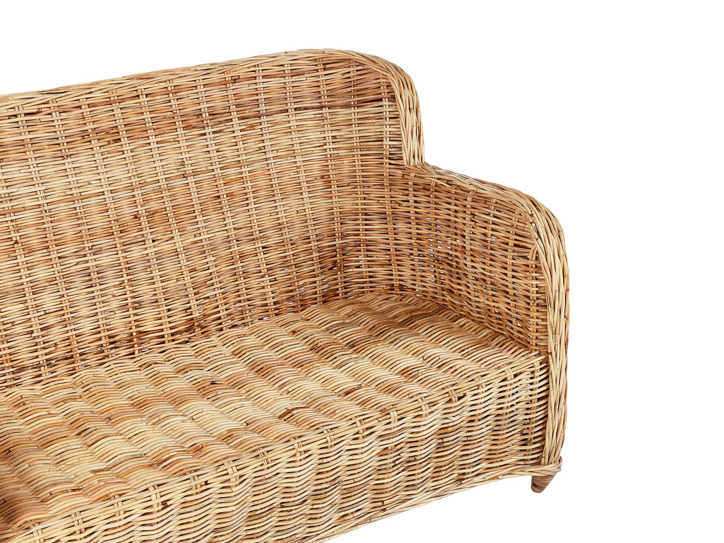 Garden Sofa Set 5 Seater ALESSANO Rattan Natural