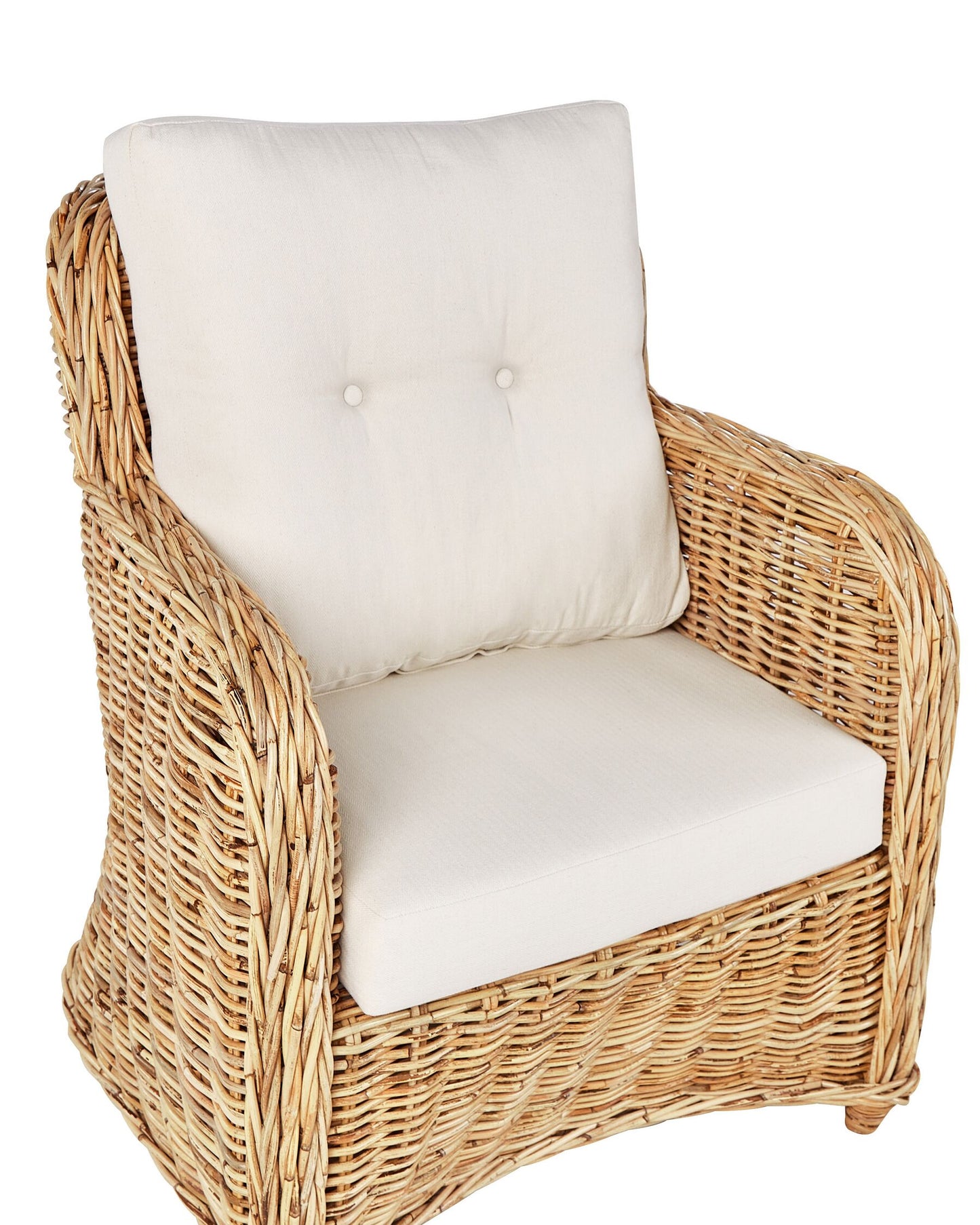 Garden Sofa Set 5 Seater ALESSANO Rattan Natural