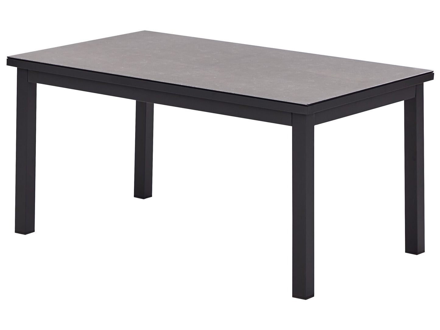 Garden Corner Sofa with Table 5 Seater MESSINA Left Hand Metal Green
