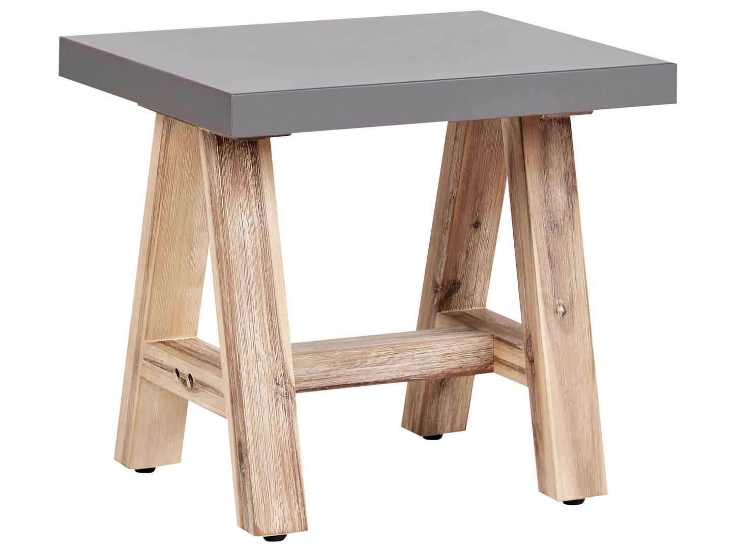 Garden Dining Set with Stools 6 Seater TONNARE Concrete Grey