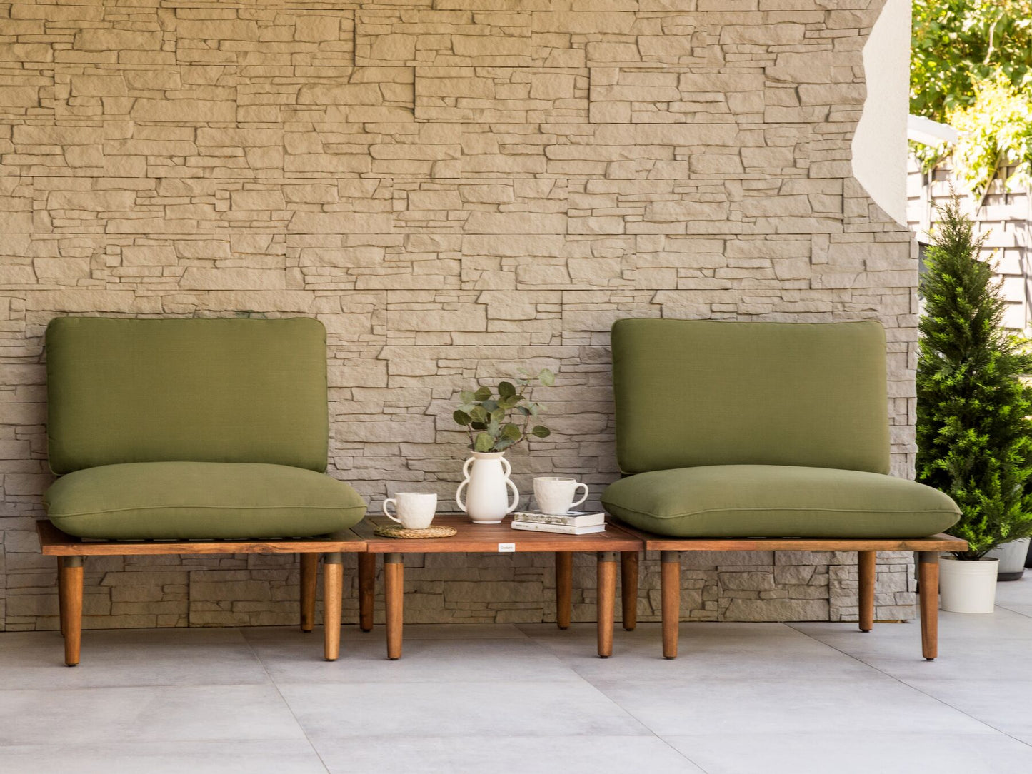 garden sofa 2 seater susua rattan natural