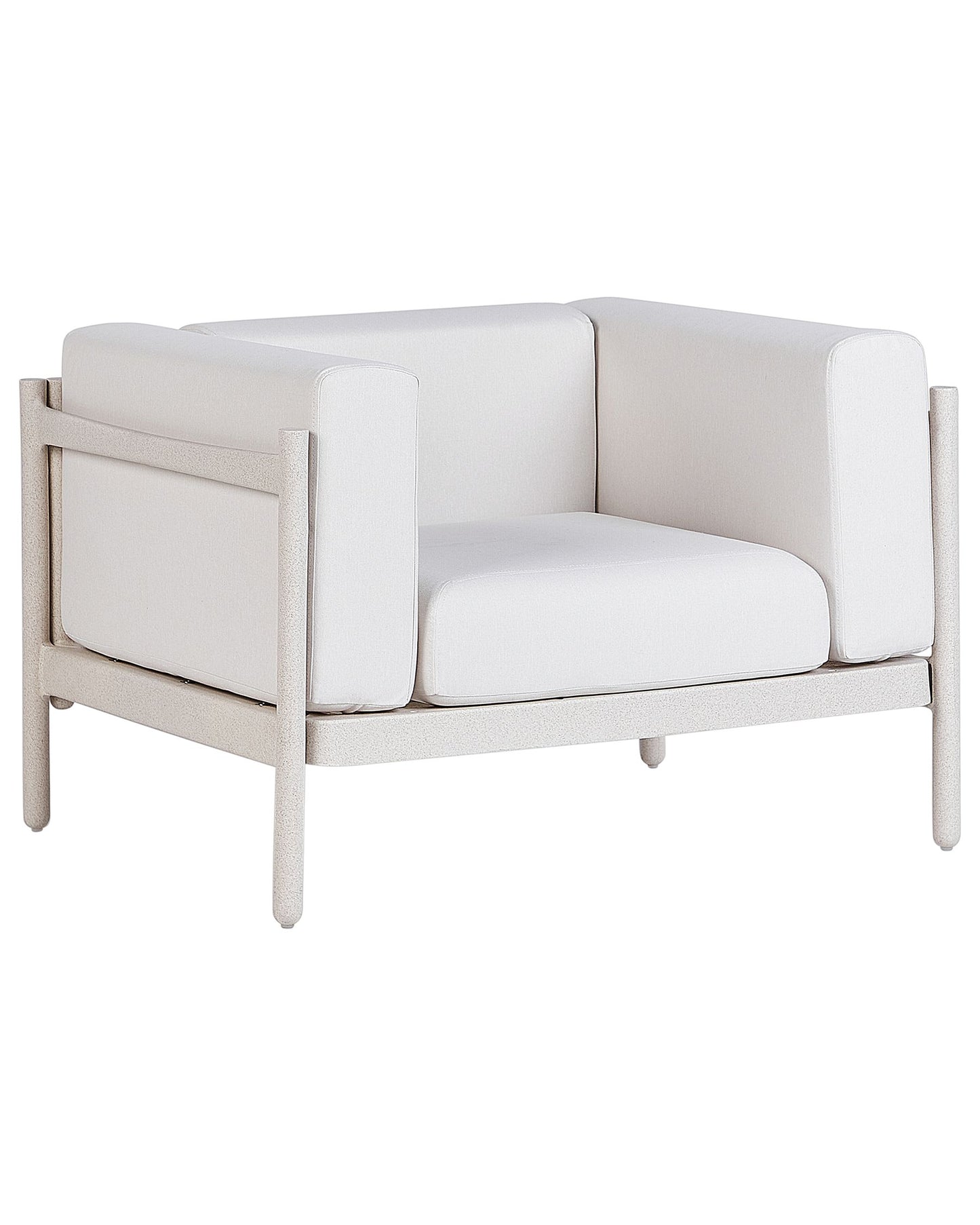 Set of 2 Garden Armchairs FERRETTI Light Beige