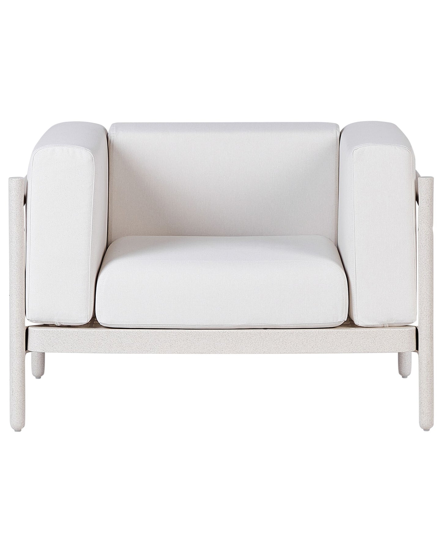Set of 2 Garden Armchairs FERRETTI Light Beige