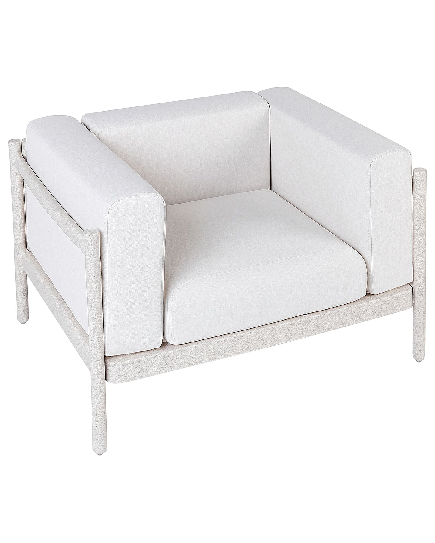 Set of 2 Garden Armchairs FERRETTI Light Beige