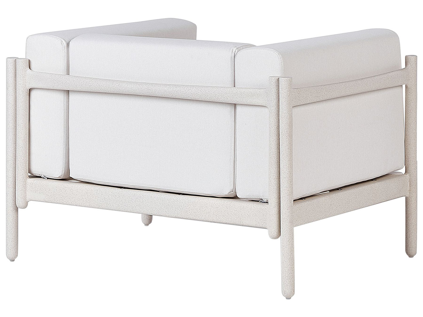Garden Lounge Set with Table 4 Seater FERRETTI Light Beige