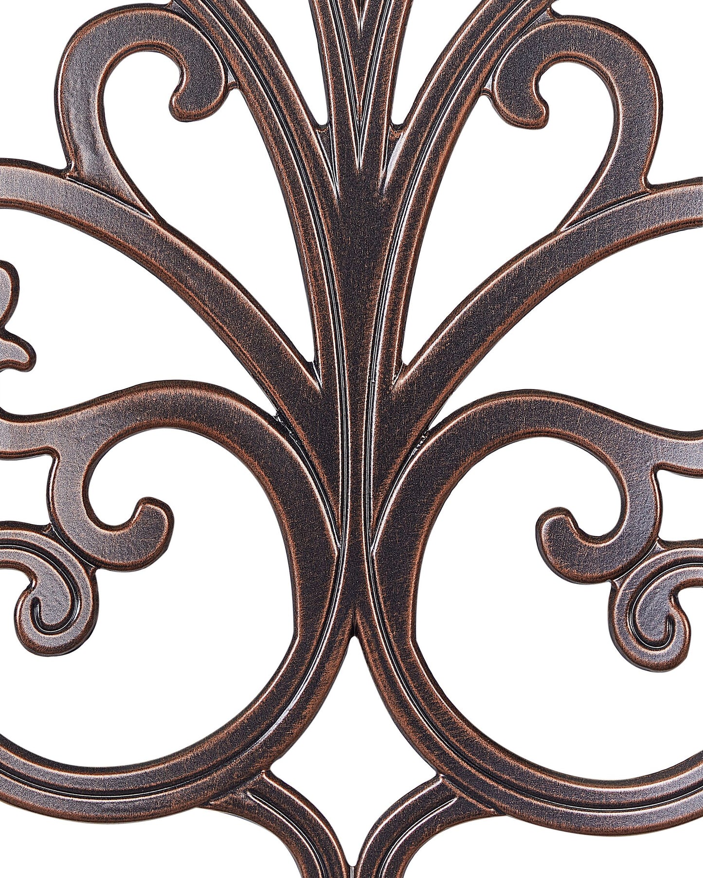 Set of 2 Garden Chairs TRIORA Metal Brown