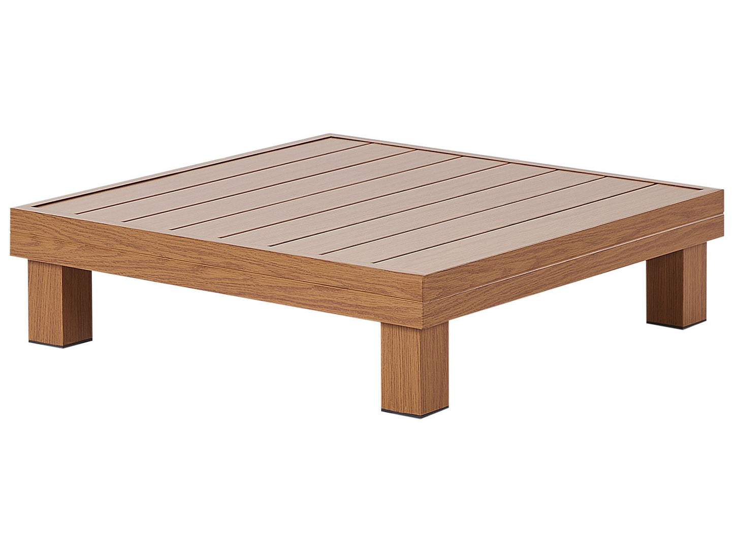Garden Corner Sofa with Table 5 Seater SANZA Left Hand Modular Metal White