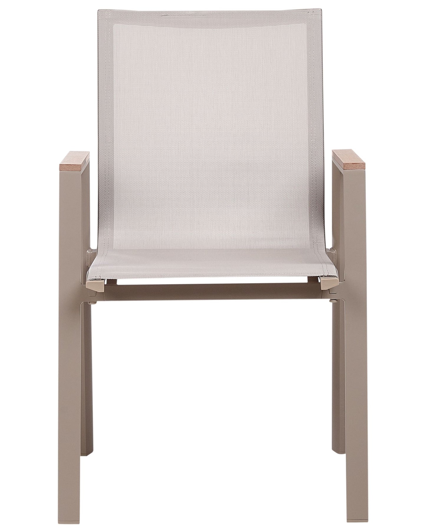 Garden Dining Set 4 Seater TIANO Metal Grey