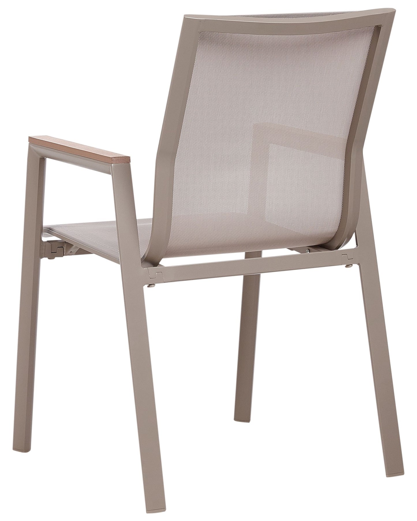 Garden Dining Set 4 Seater TIANO Metal Grey