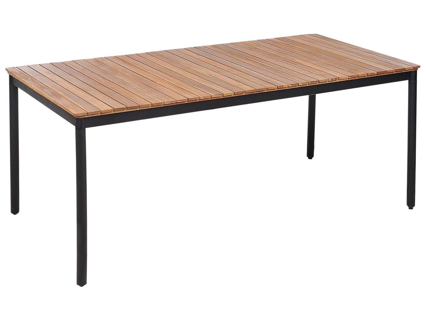 Garden Dining Set 6 Seater VALLESE Acacia Wood Brown