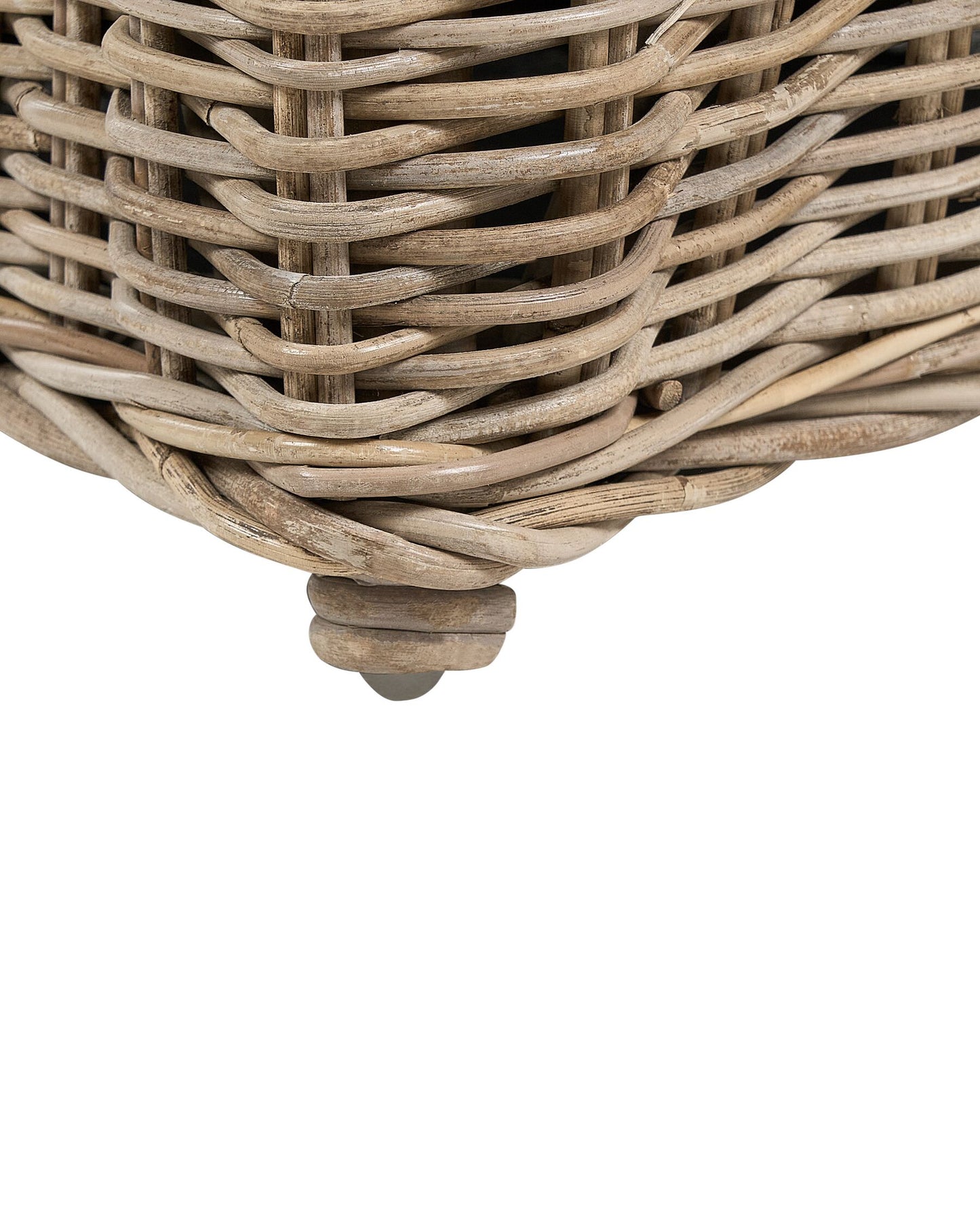 Set of 2 Rattan Garden Chairs Natural MAROS II