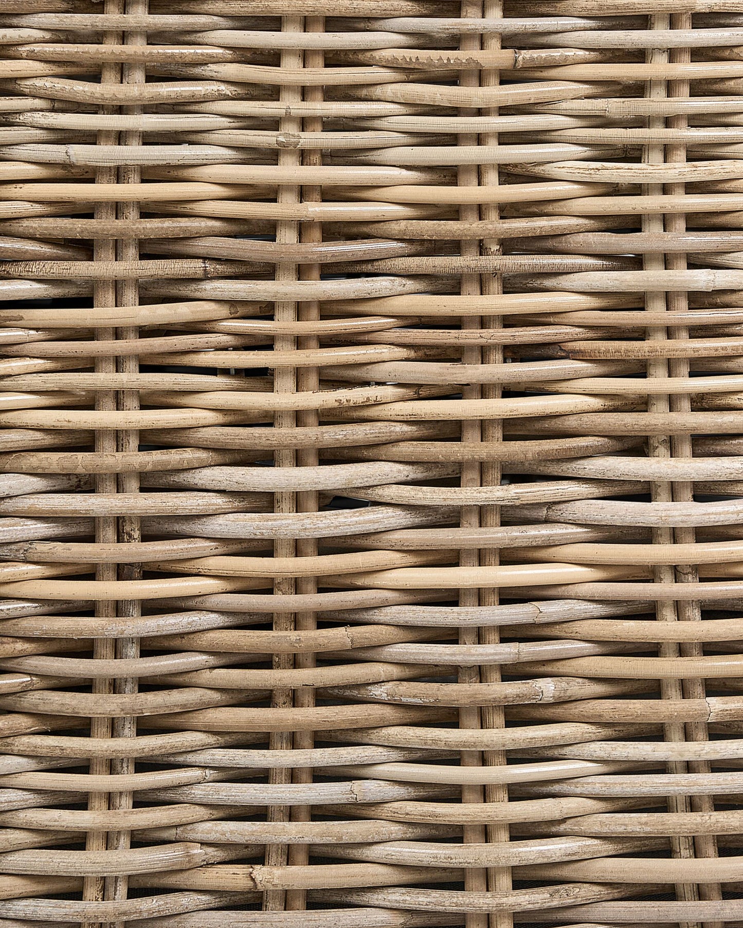 Set of 2 Rattan Garden Chairs Natural MAROS II