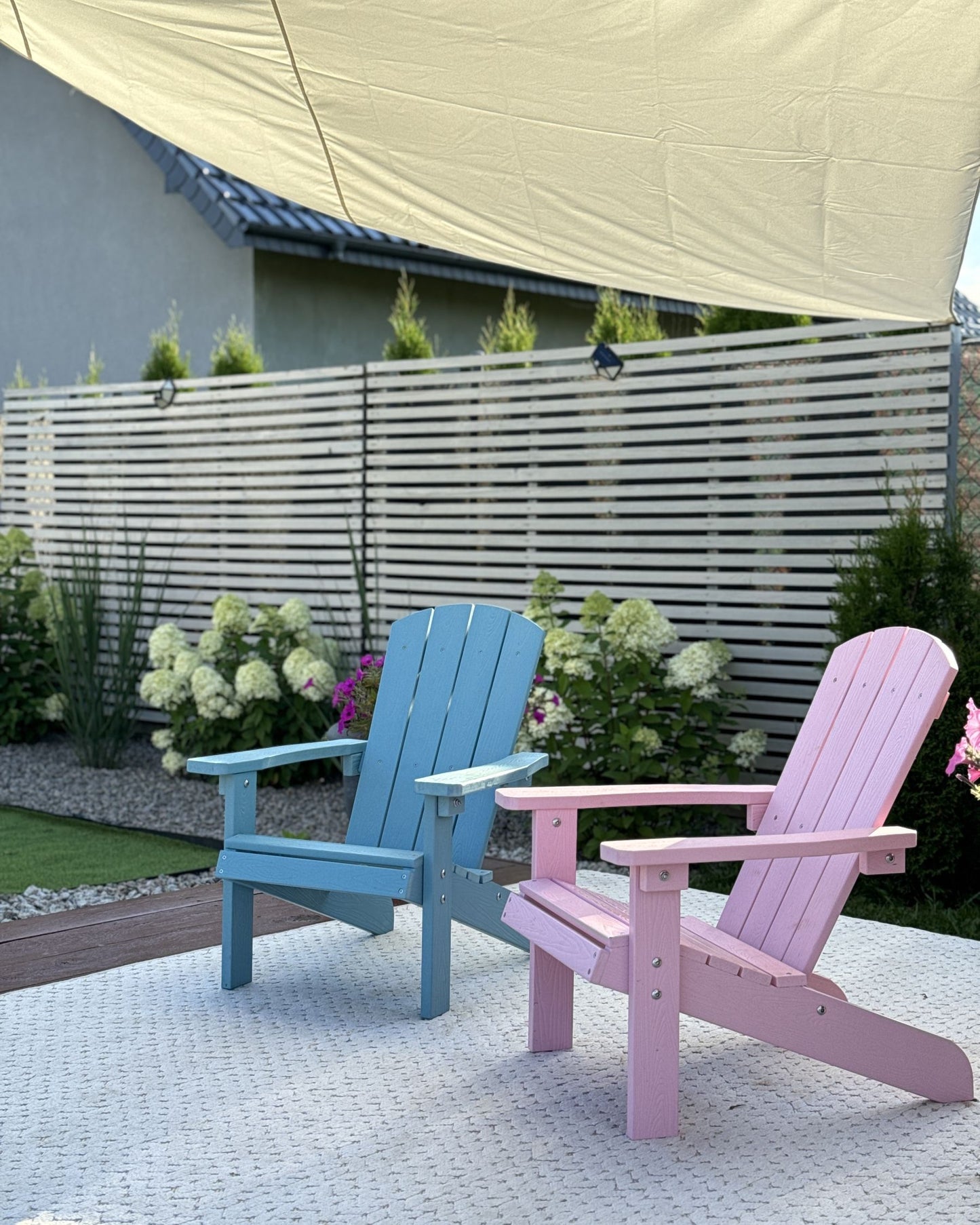 Garden Kids Chair Light Blue ADIRONDACK