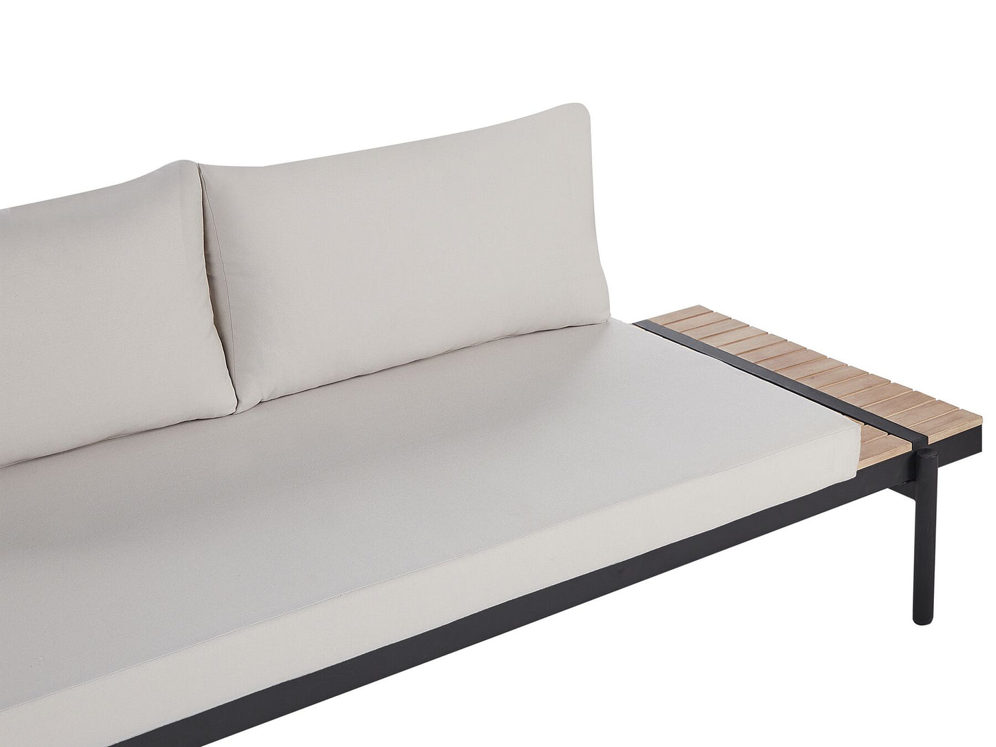 garden corner sofa with table 5 seater bellariva eucalyptus wood off-white