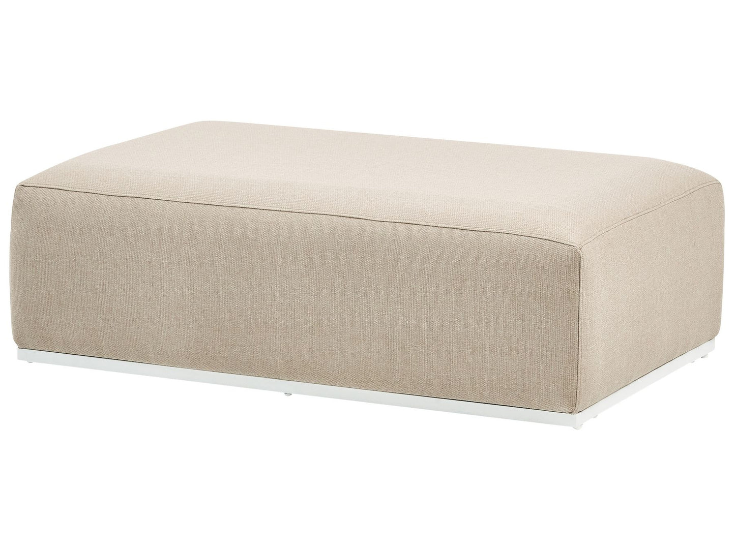 Garden Sofa with Ottoman 7 Seater BATTIFOLLO Modular Beige
