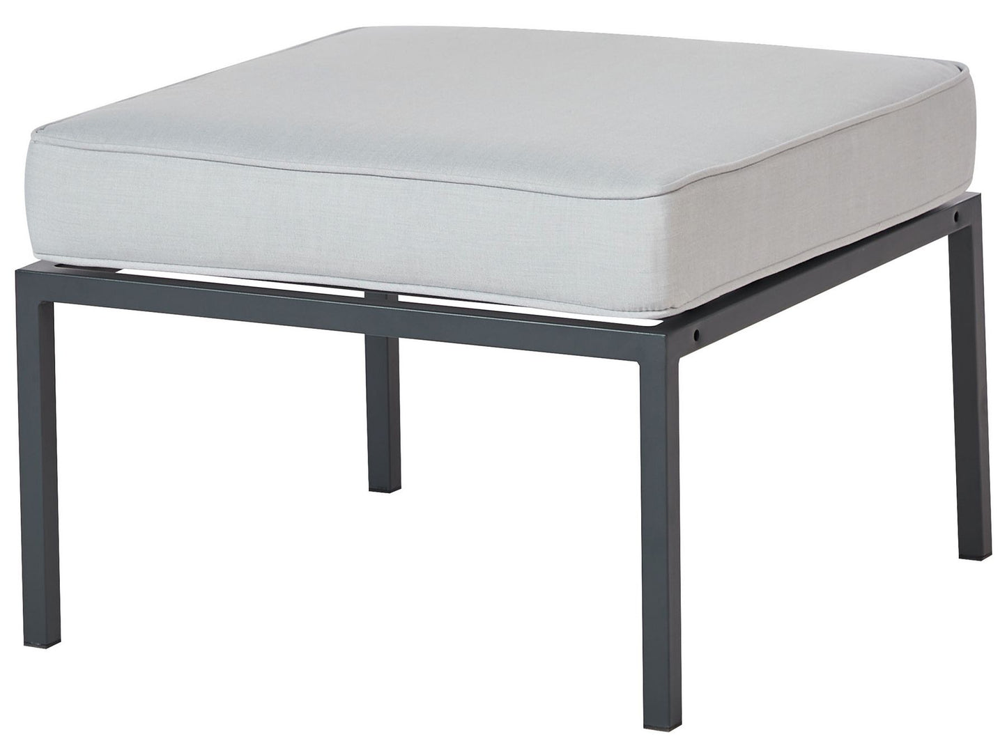Garden Lounge Set with Table 5 Seater SKALA Metal Light Grey