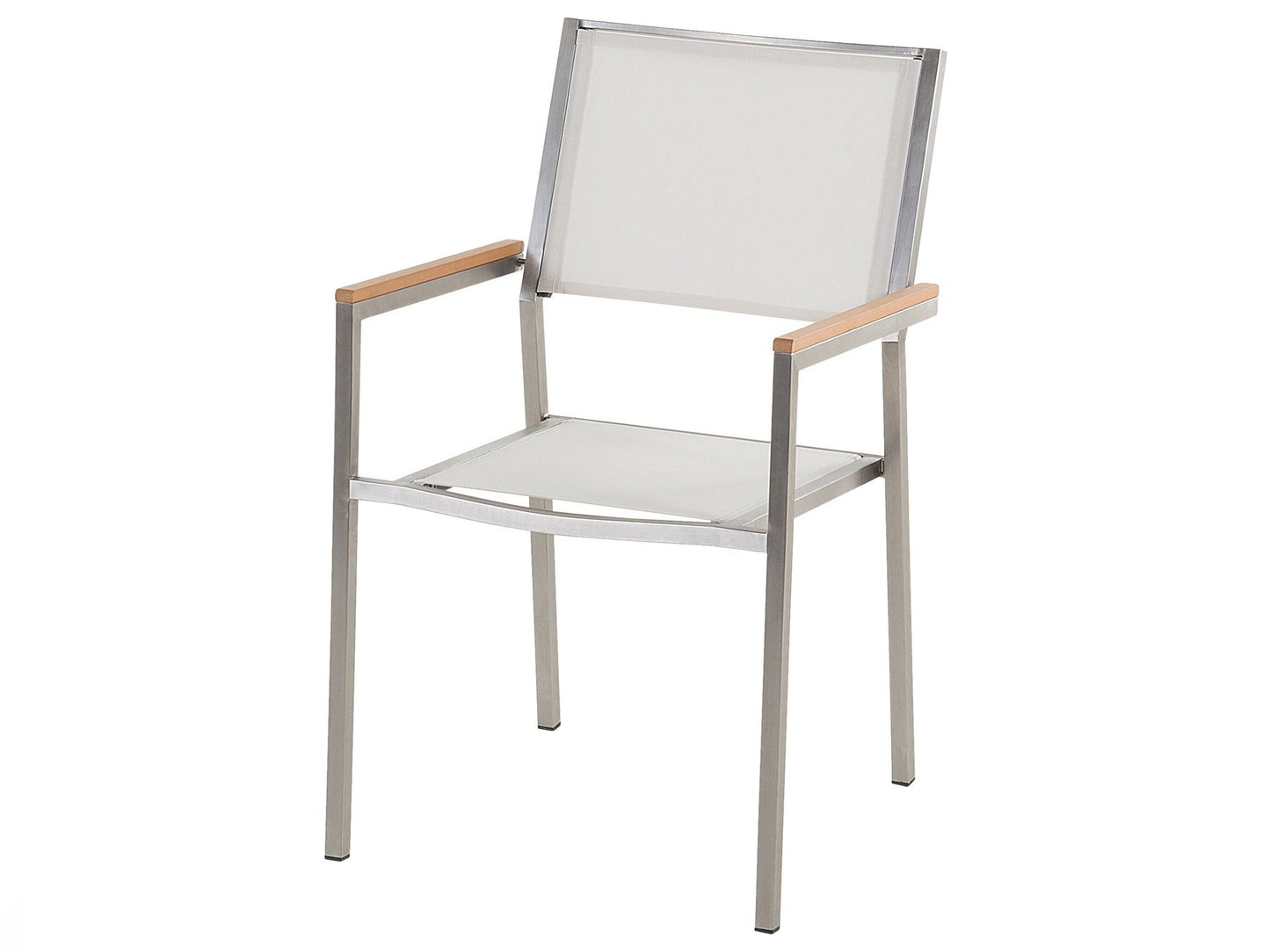 Garden Dining Set 6 Seater VALCANETTO/GROSSETO Metal White