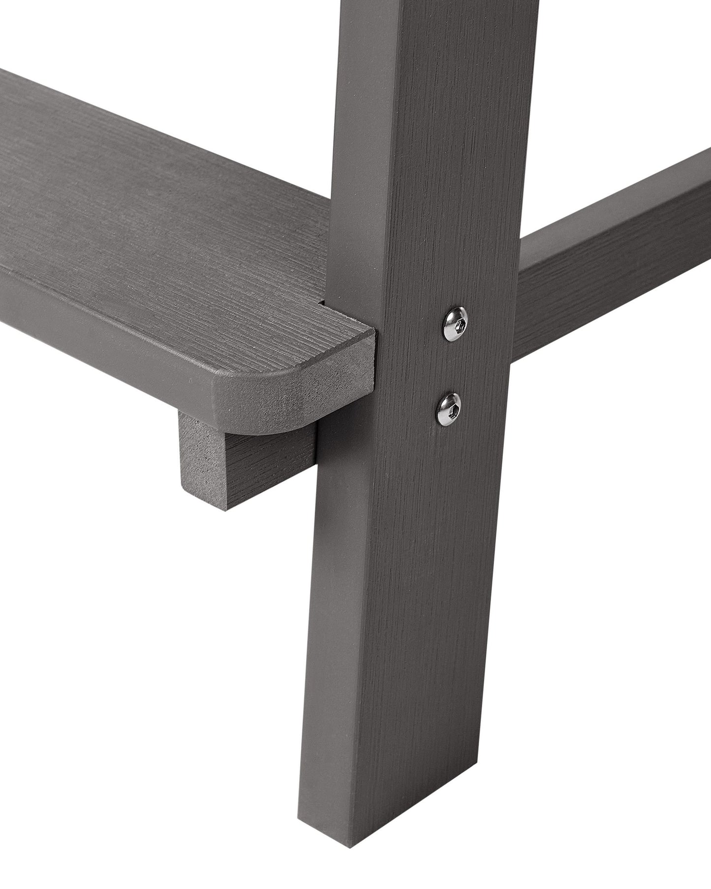 Garden Bar Chair ADIRONDACK Synthetic Material Dark Grey