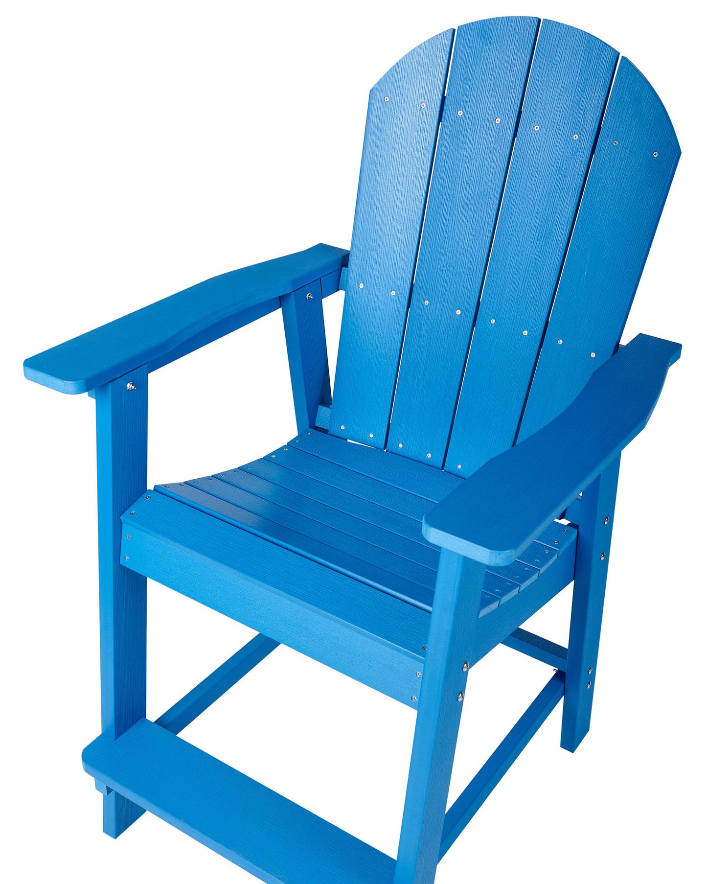 Garden Bar Chair ADIRONDACK Synthetic Material Blue