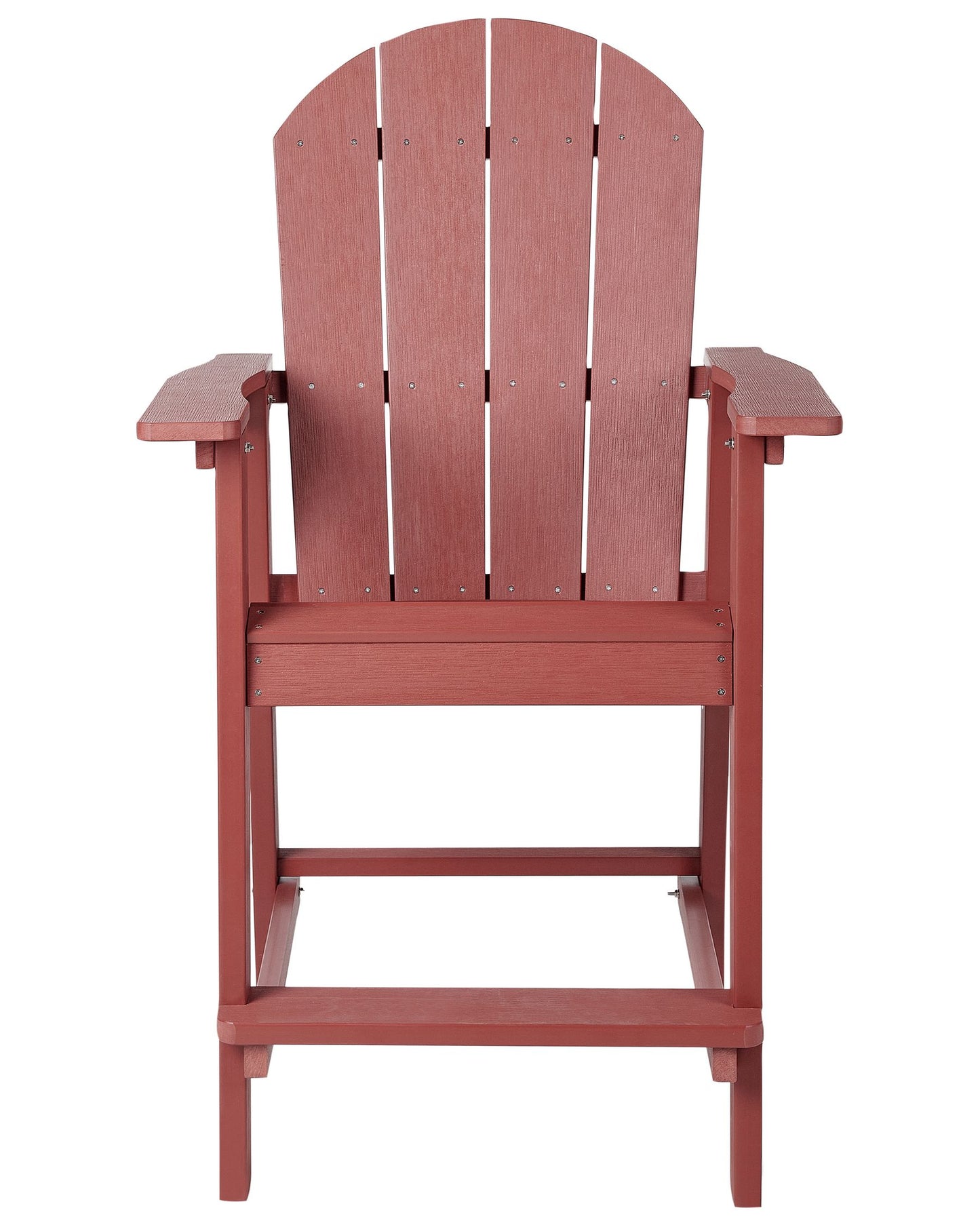Garden Bar Chair ADIRONDACK Synthetic Material Red