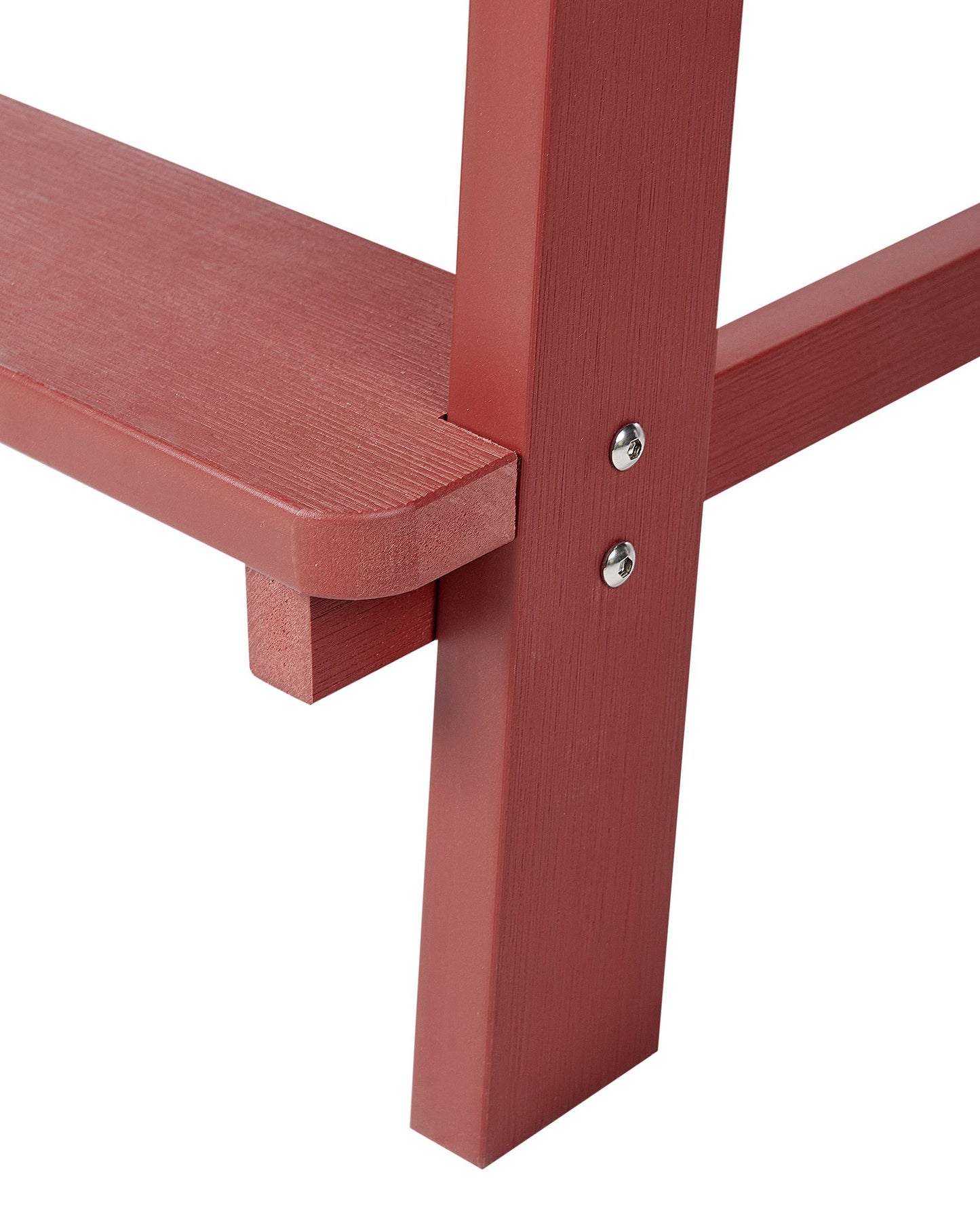 Garden Bar Chair ADIRONDACK Synthetic Material Red