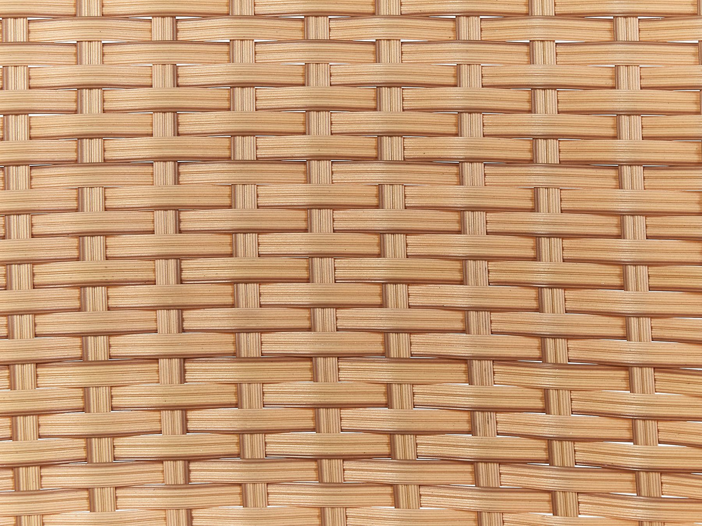 Garden Lounge Set with Table 4 Seater OFANTO PE Rattan Natural
