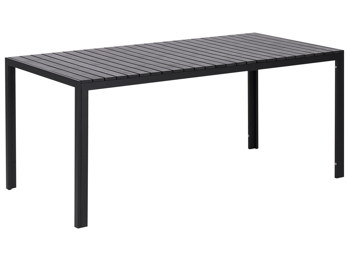 Garden Dining Set with Benches 6 Seater NARDO Black