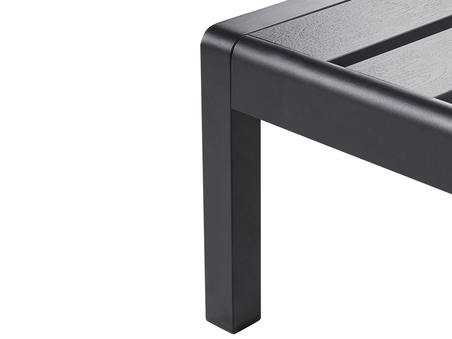Aluminium Reclining Sun Lounger Black NARDO