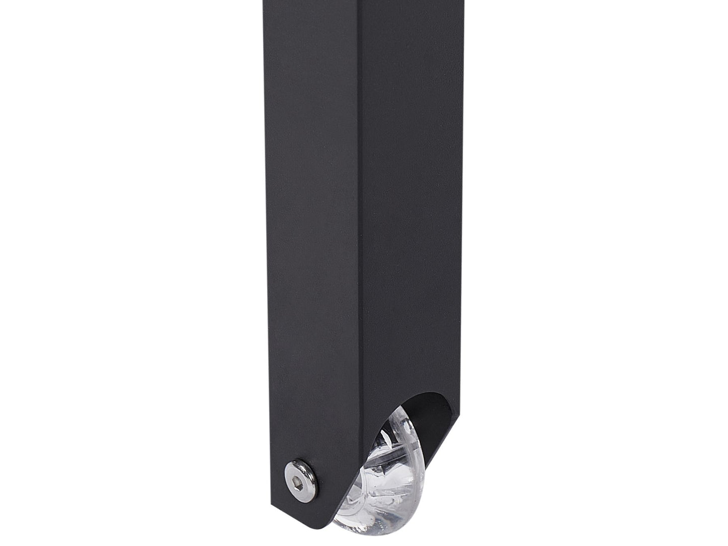 Aluminium Reclining Sun Lounger Black NARDO