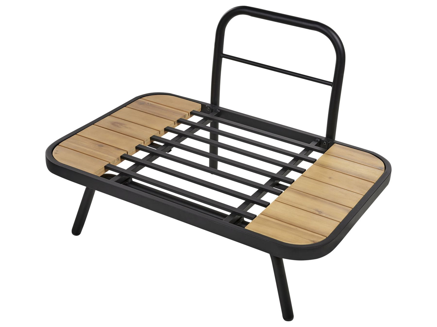 Garden Lounge Set with Table 4 Seater MINOZZO Certified Acacia Wood Olive Green