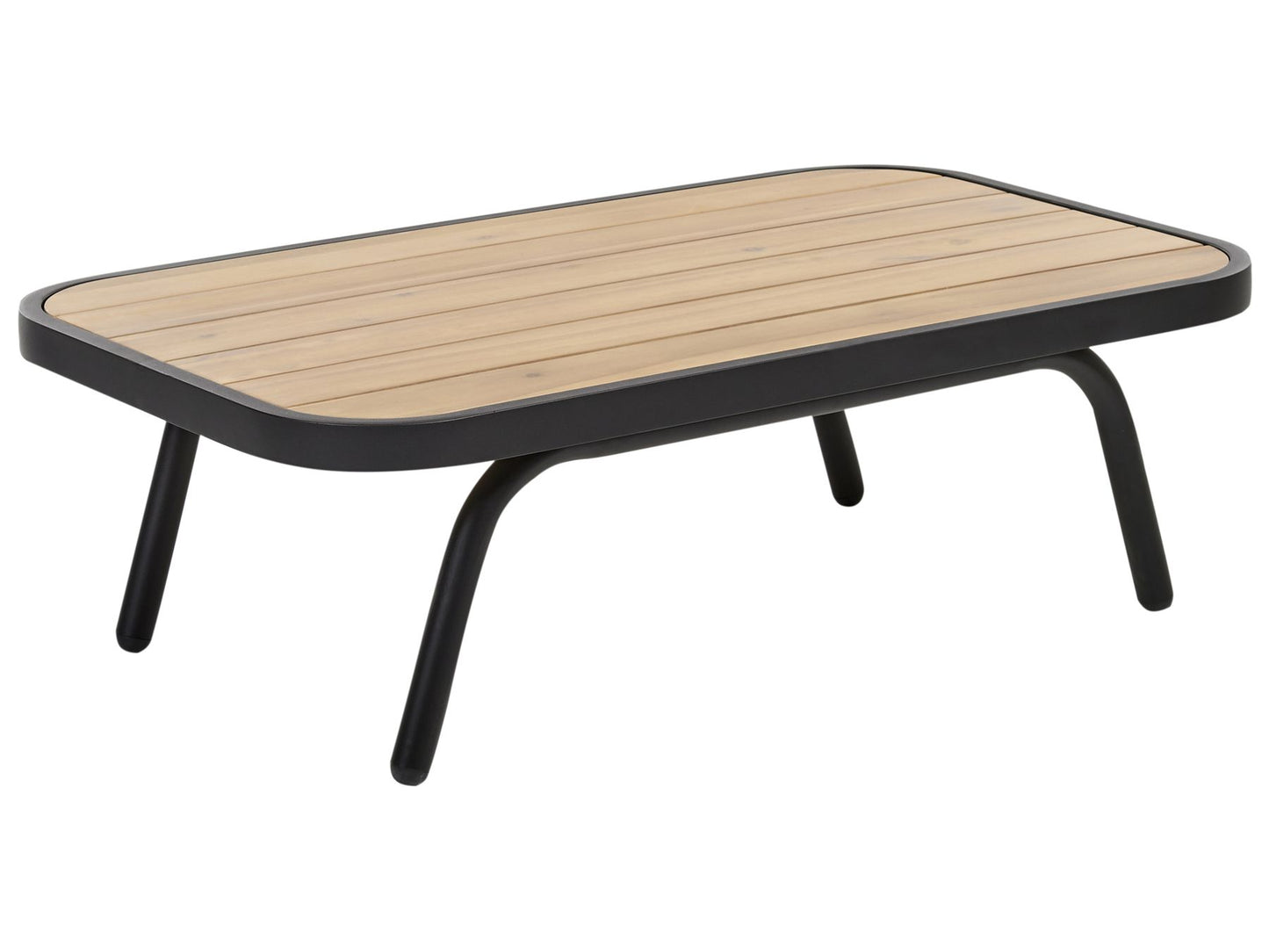 Garden Lounge Set with Table 4 Seater MINOZZO Certified Acacia Wood Olive Green