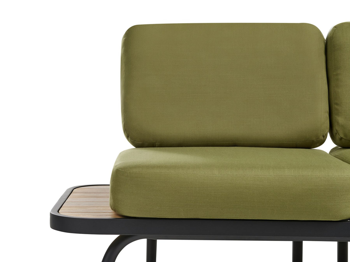 Garden Lounge Set with Table 4 Seater MINOZZO Certified Acacia Wood Olive Green