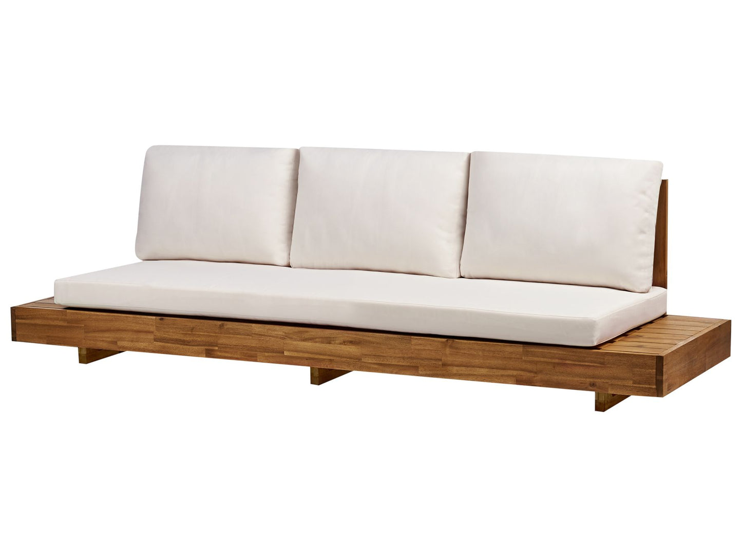 Garden Sofa 3 Seater MARETTIMO Certified Acacia Wood Brown