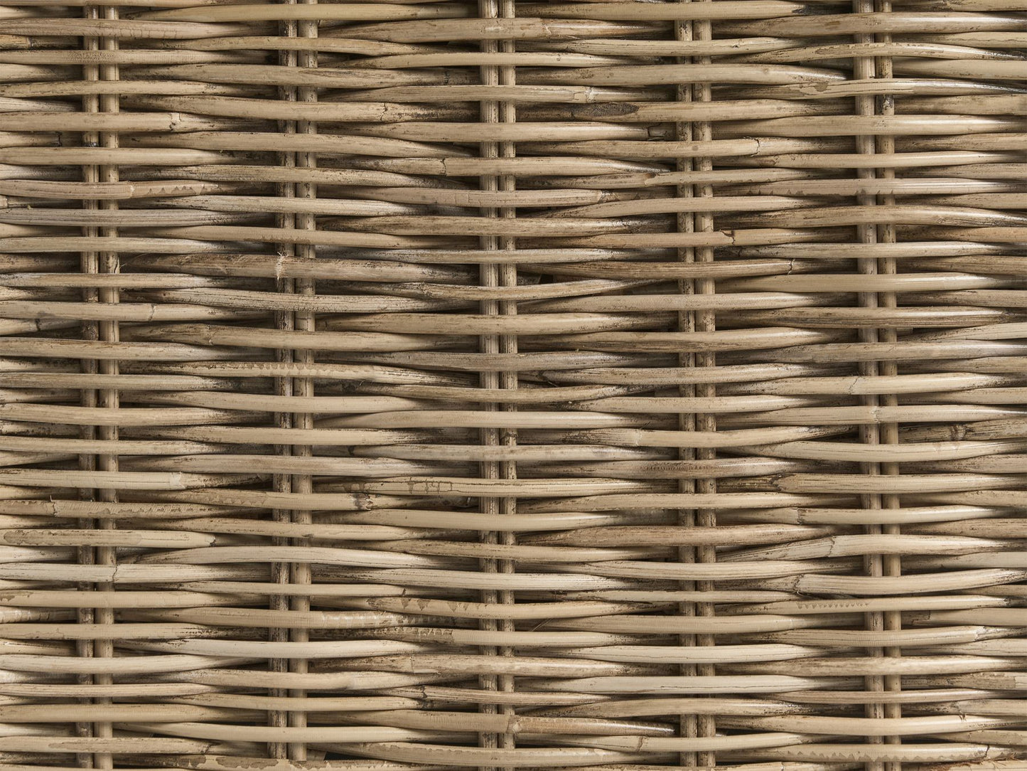 Garden Lounge Set with Table 4 Seater VARALLO Right Hand Modular Rattan Grey