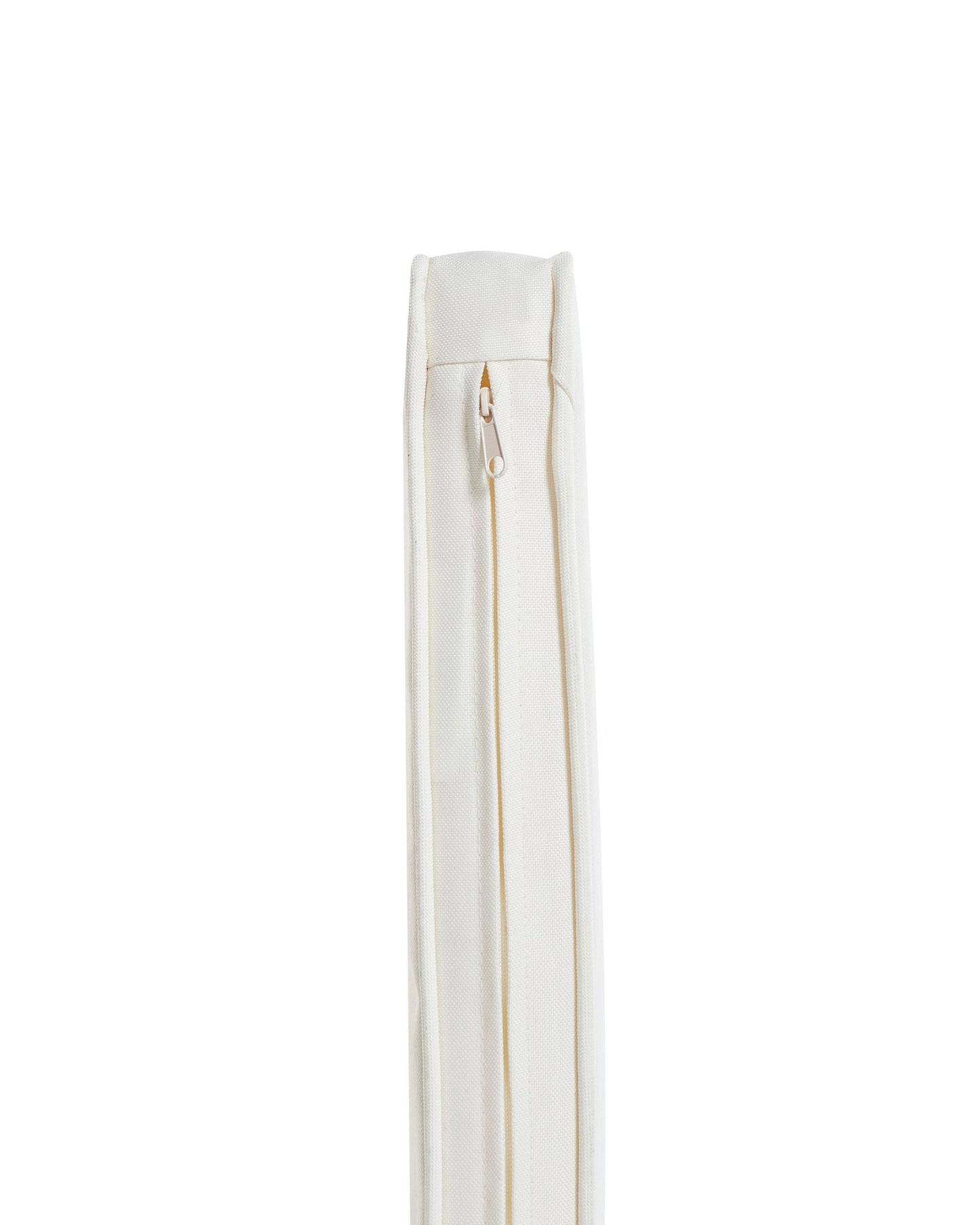 Set of 2 Garden Chairs with Cushions AZZANELLO Acacia Wood Off-White