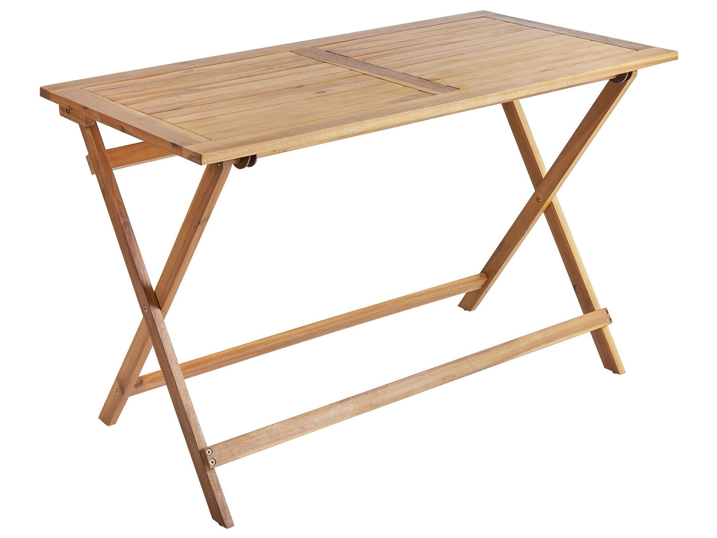 Garden Dining Set 4 Seater PROSSEDI Acacia Wood Beige