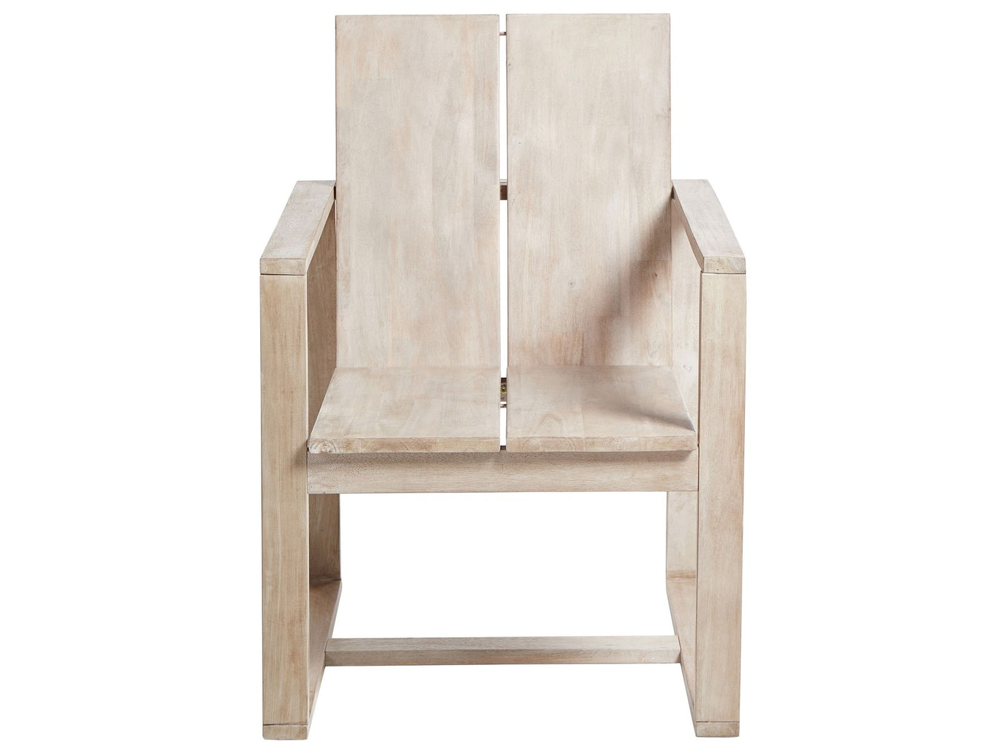 Garden Dining Set 6 Seater AZZANELLO Acacia Wood Off-White