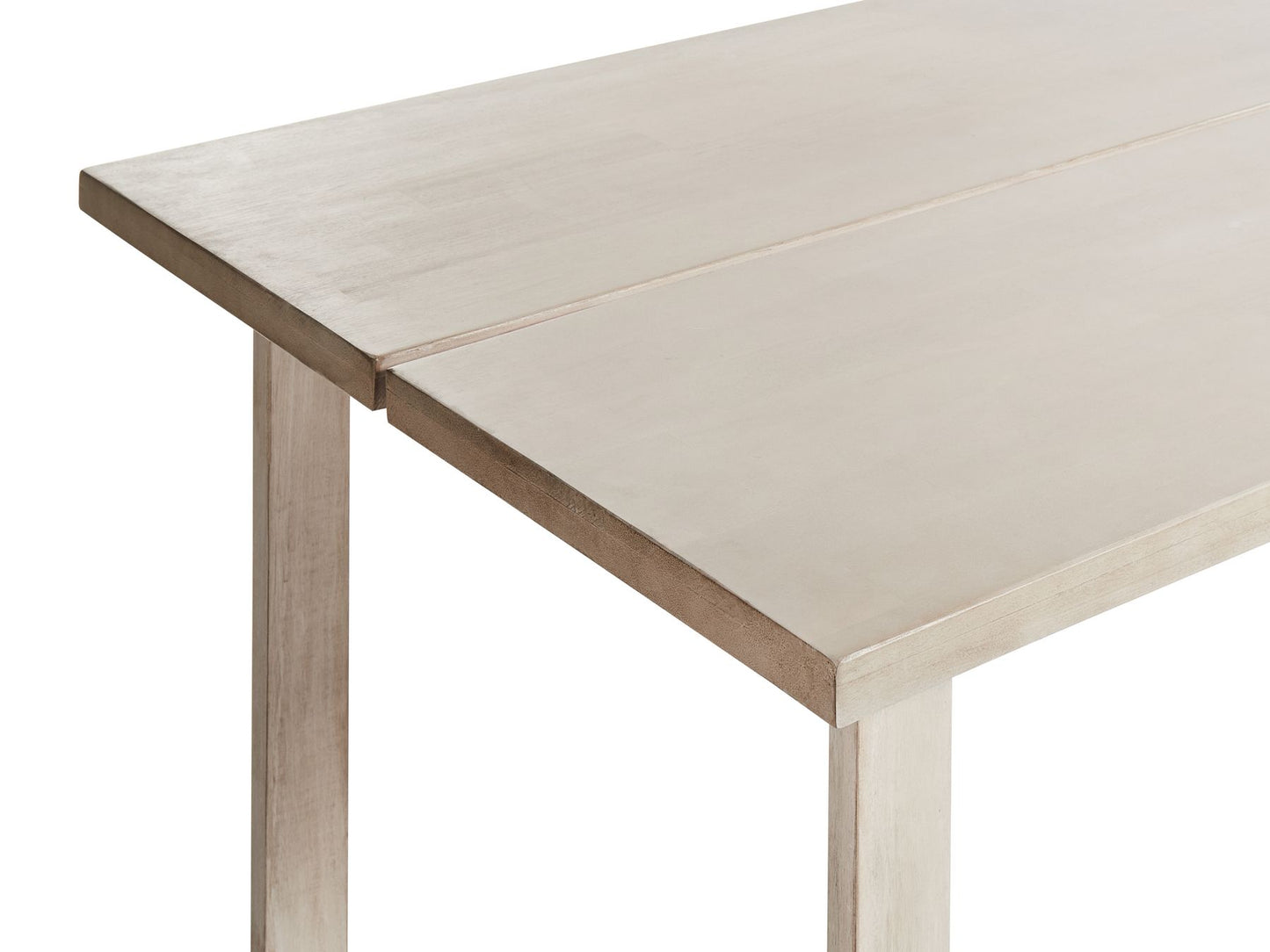 Garden Dining Set 6 Seater AZZANELLO Acacia Wood Off-White