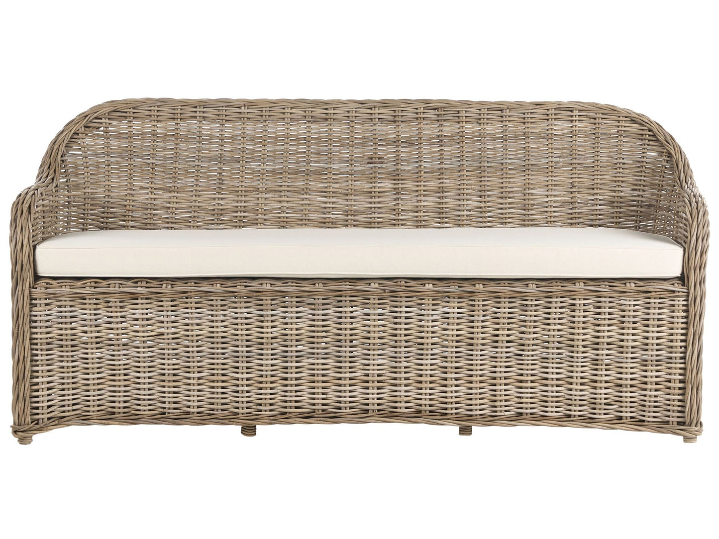 Garden Sofa 3 Seater SUSUA Rattan Natural