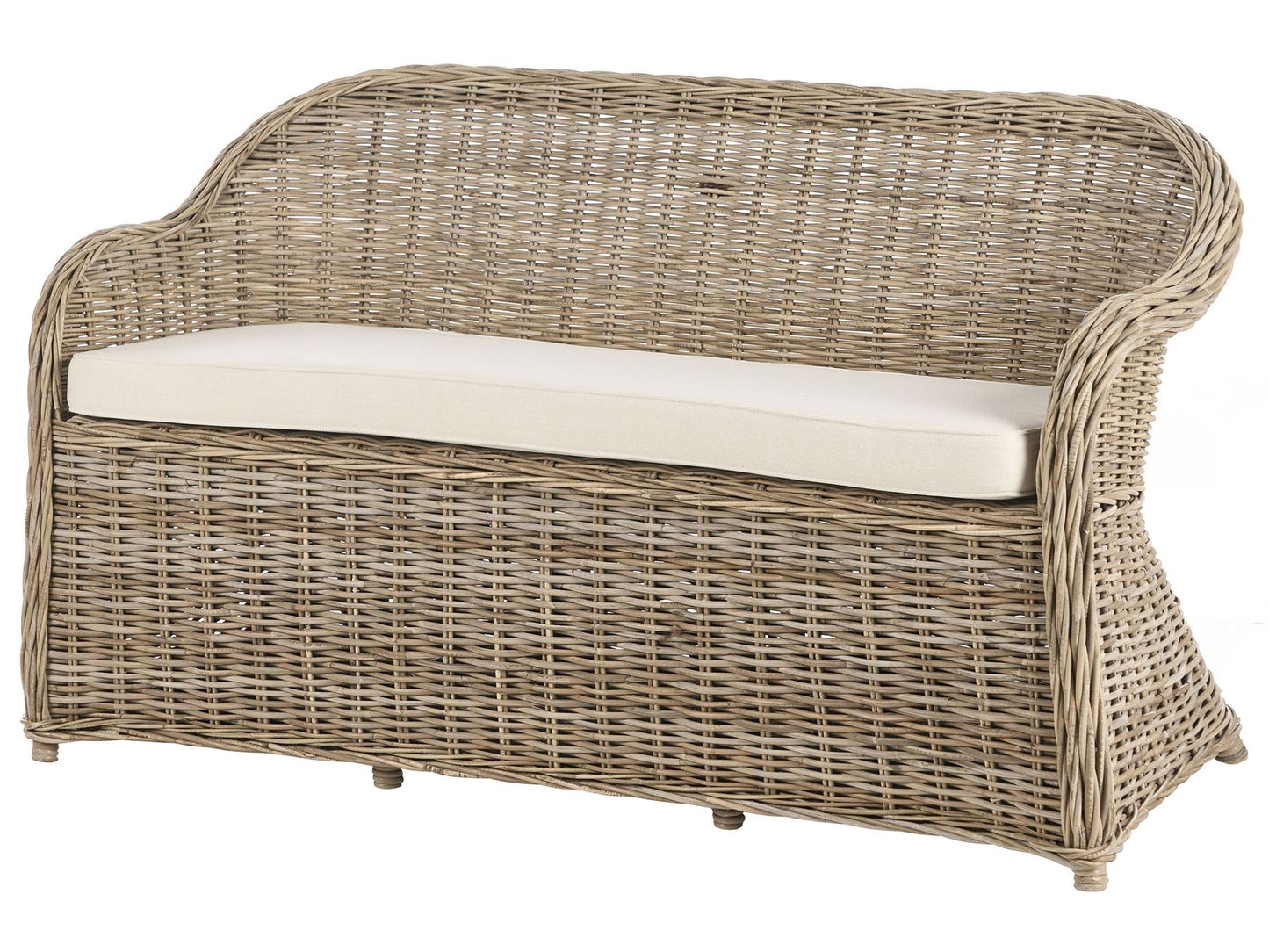 garden sofa 2 seater susua rattan natural
