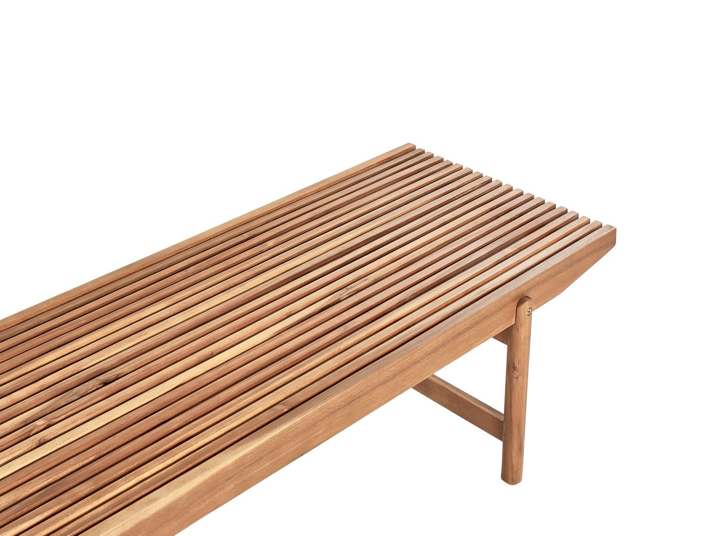 Garden Lounge Set with Table 4 Seater GIAVENO Acacia Wood Off-White