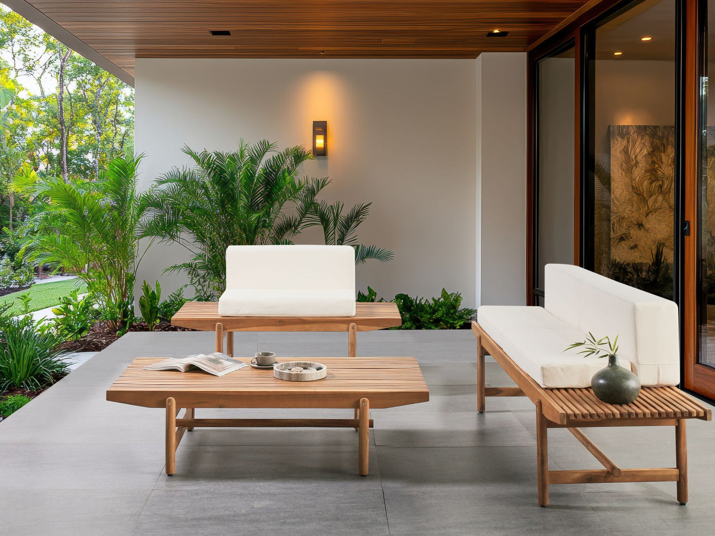 garden sofa 2 seater susua rattan natural