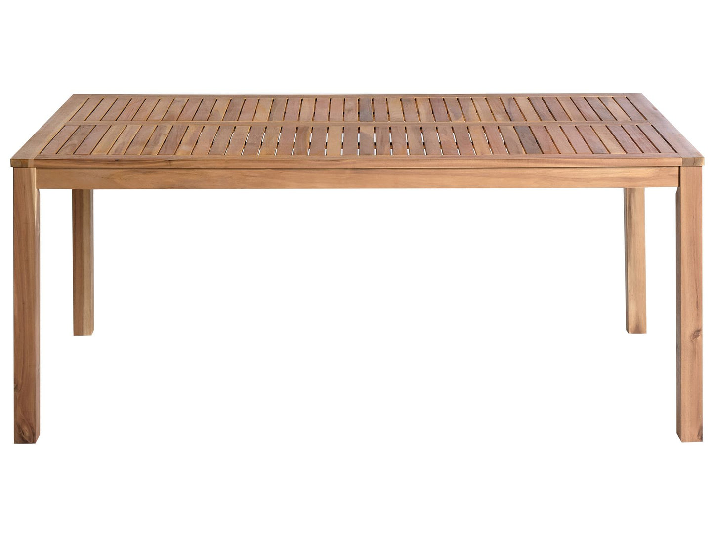Garden Dining Set 4 Seater OMBRIANO Certified Acacia Wood Light Brown