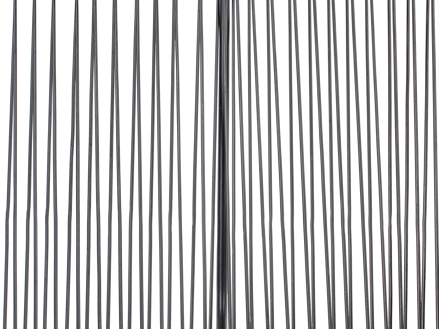 Garden Bench ACAPULCO II 113 cm PE Rattan Black