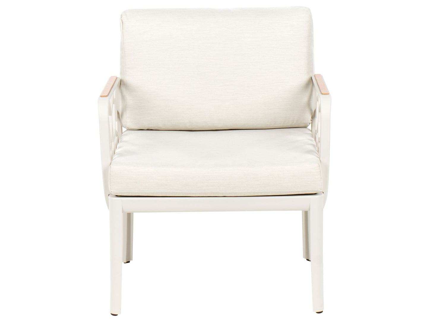 Garden Sofa Set 4 Seater ERICHE Light Beige