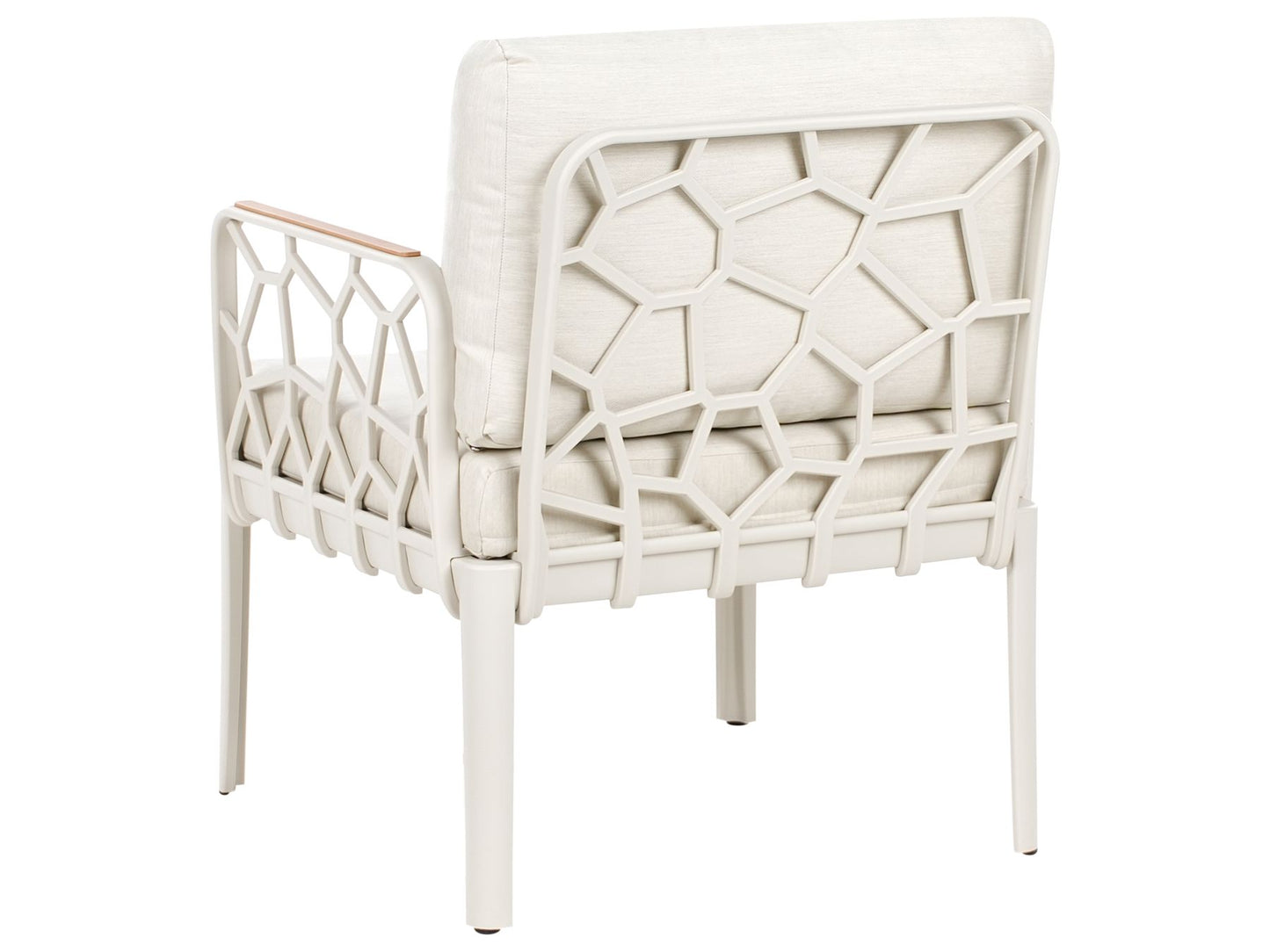 Garden Sofa Set 4 Seater ERICHE Light Beige