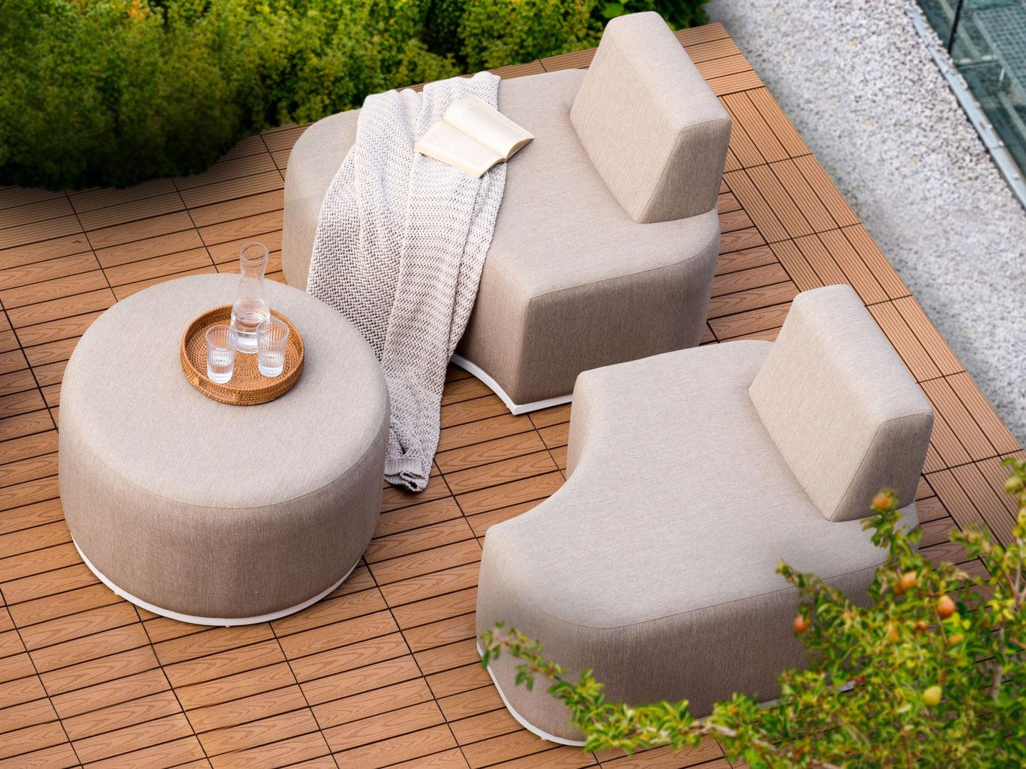 garden sofa 2 seater susua rattan natural